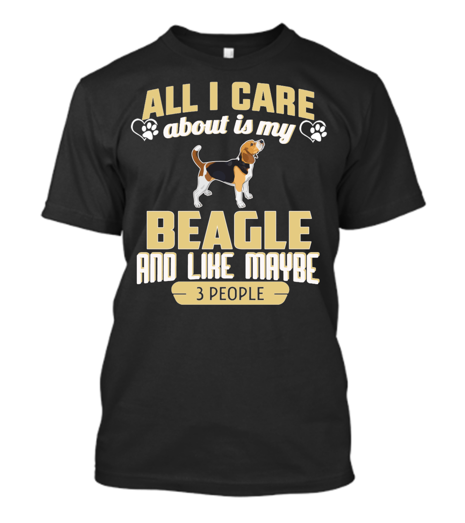 All I Care About Is My Beagle And Like Maybe 3 People T-Shirt