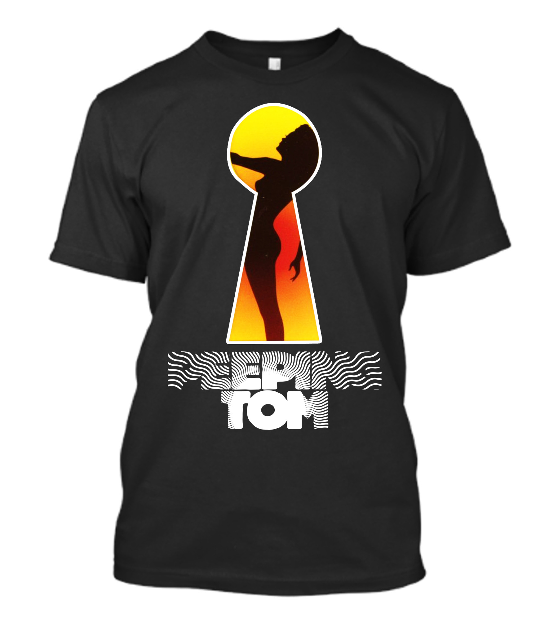 Peeping Tom 2006 Keyhole Silhouette Sunset T-Shirt