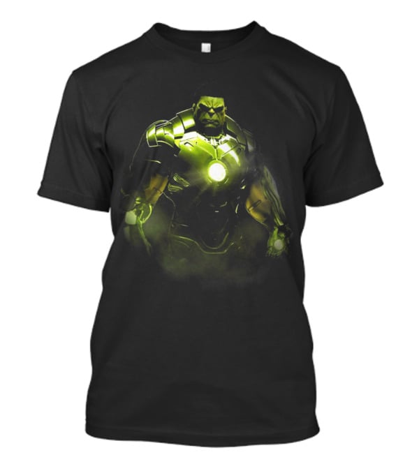 HULK IRON MAN Crossover Marvel Comics Hulkbuster Armor Fusion T-Shirt