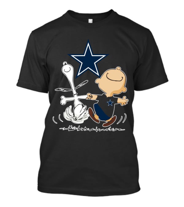 Dallas Cowboys Snoopy And Charlie Brown Dancing With Star T-Shirt