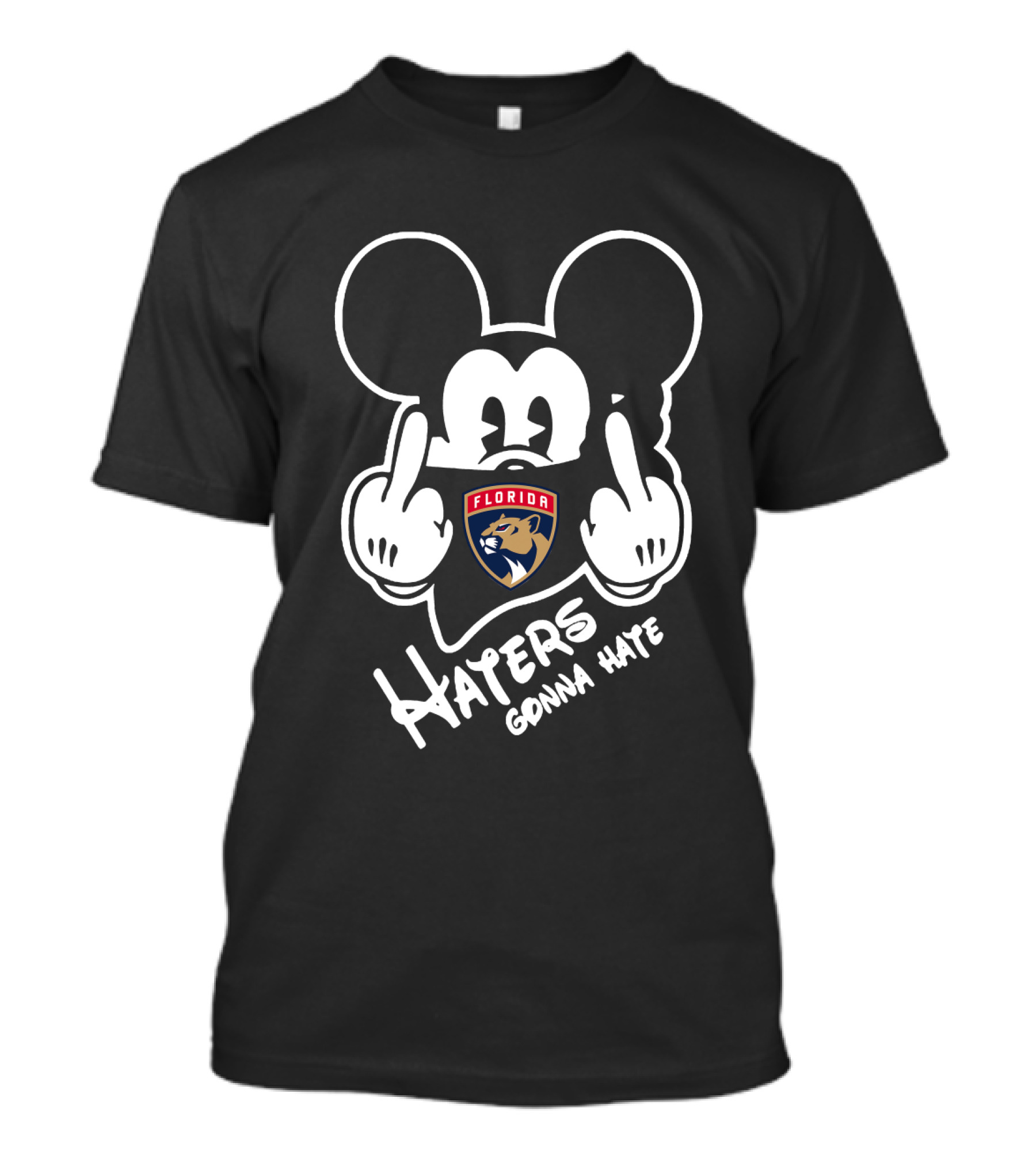 Florida Panthers Haters Gonna Hate Mickey T-Shirt