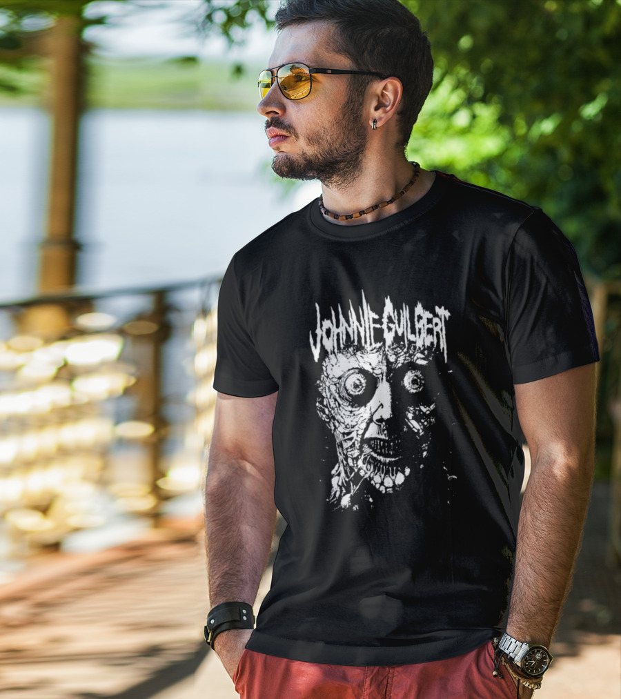 Johnnie Guilbert Haunted Soul Horror Face T-Shirt