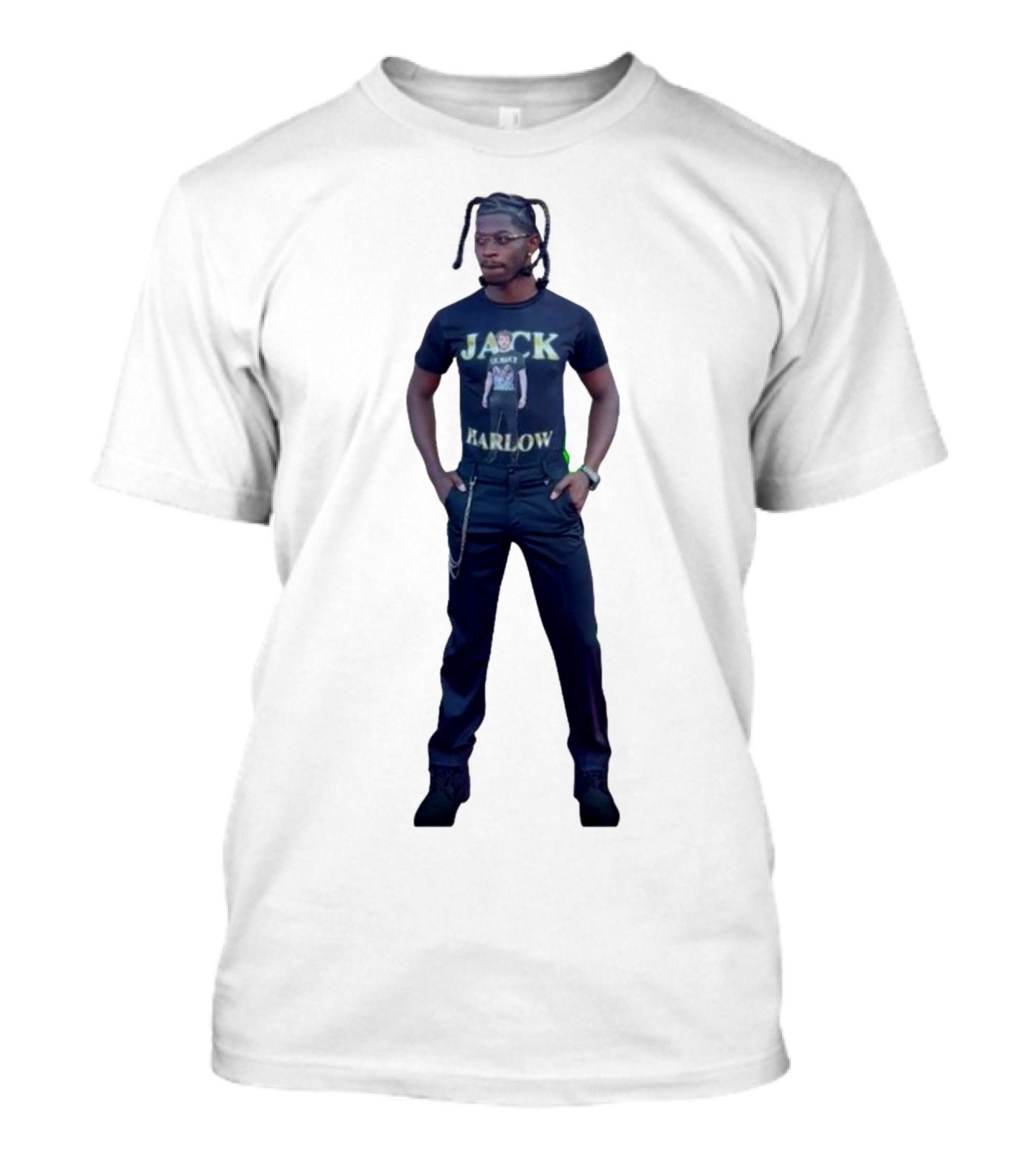 JACK HARLOW Lilnas Graphic Tee With Full Body Pose T-Shirt