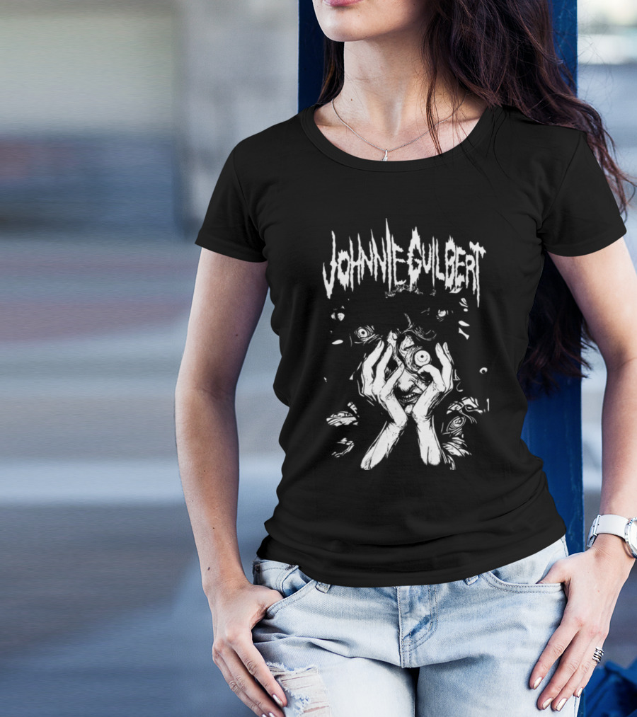 Johnnieguilbert Tortured Mind Eyes And Hands Horror T-Shirt