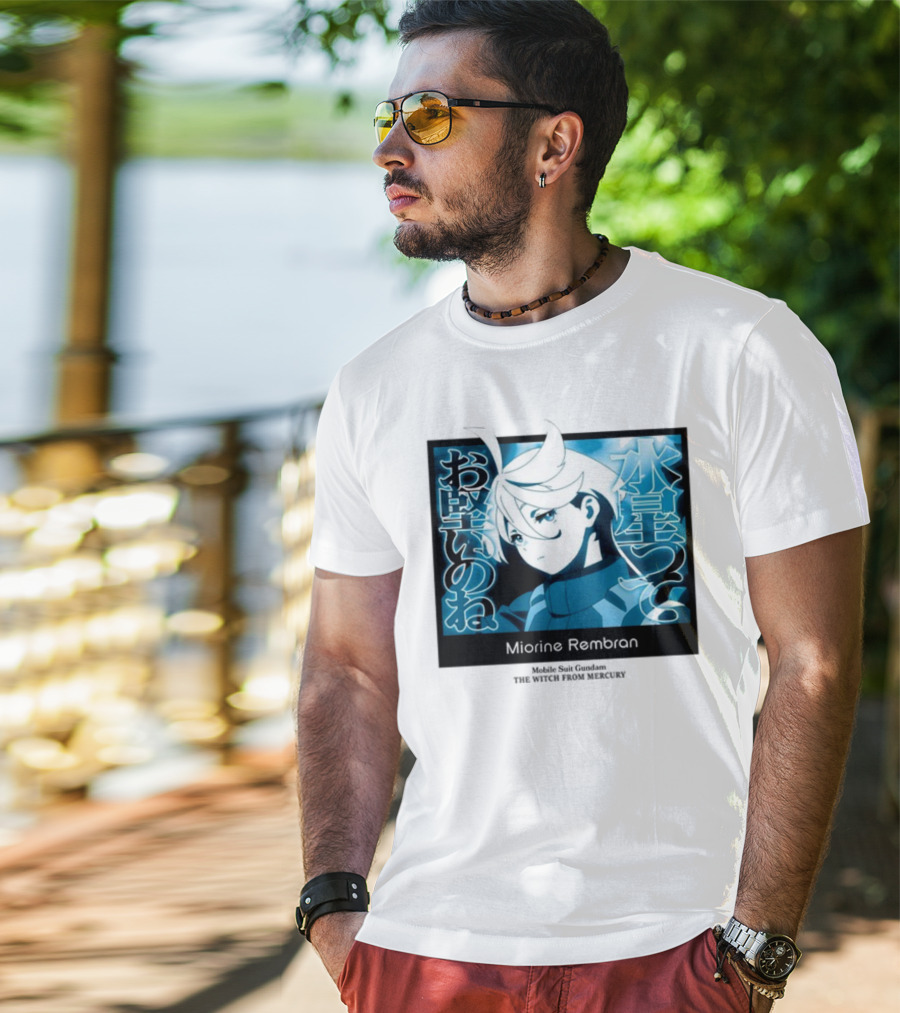 Miorine Rembran Mobile Suit Gundam The Witch From Mercury Anime Character T-Shirt