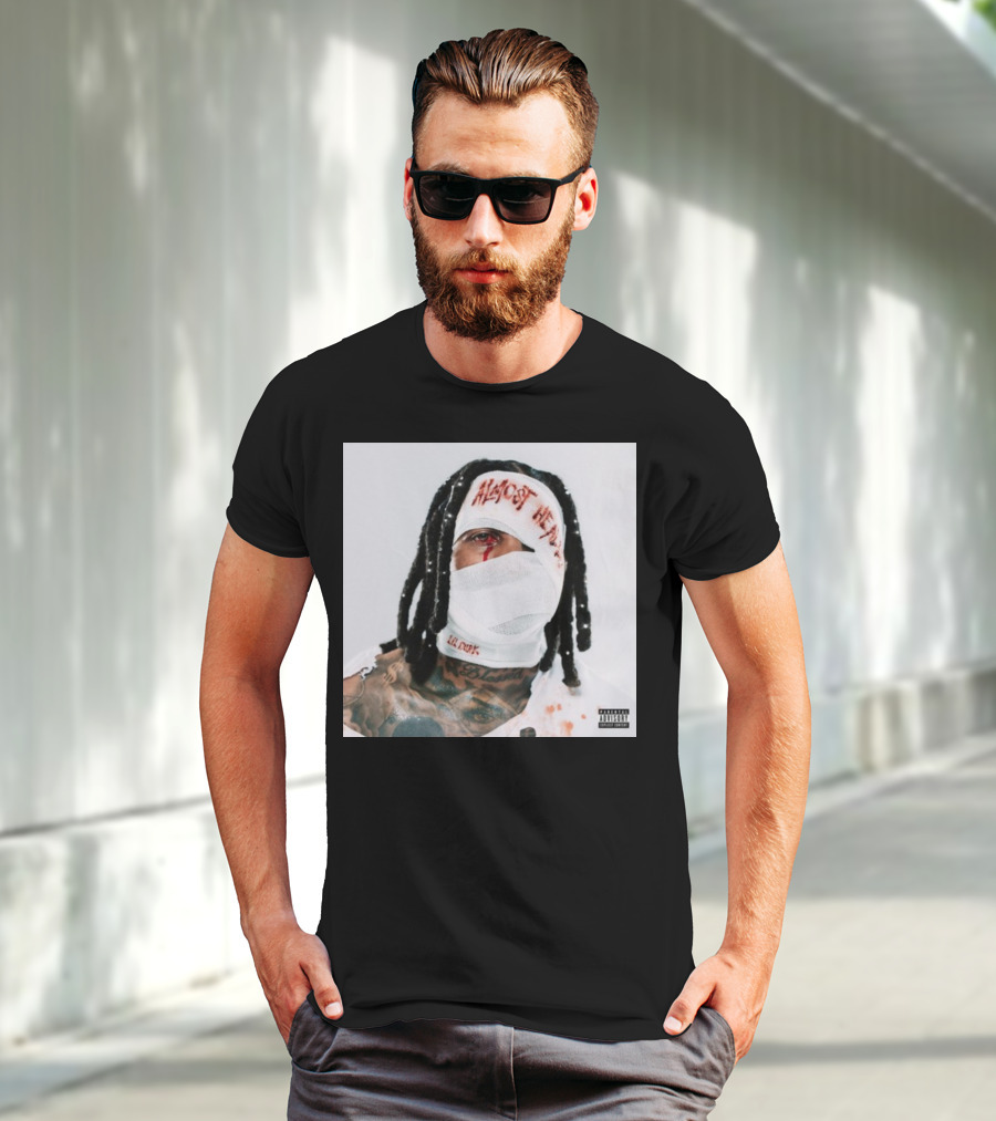 Lil Durk Almost Healed Bandaged Face Album T-Shirt