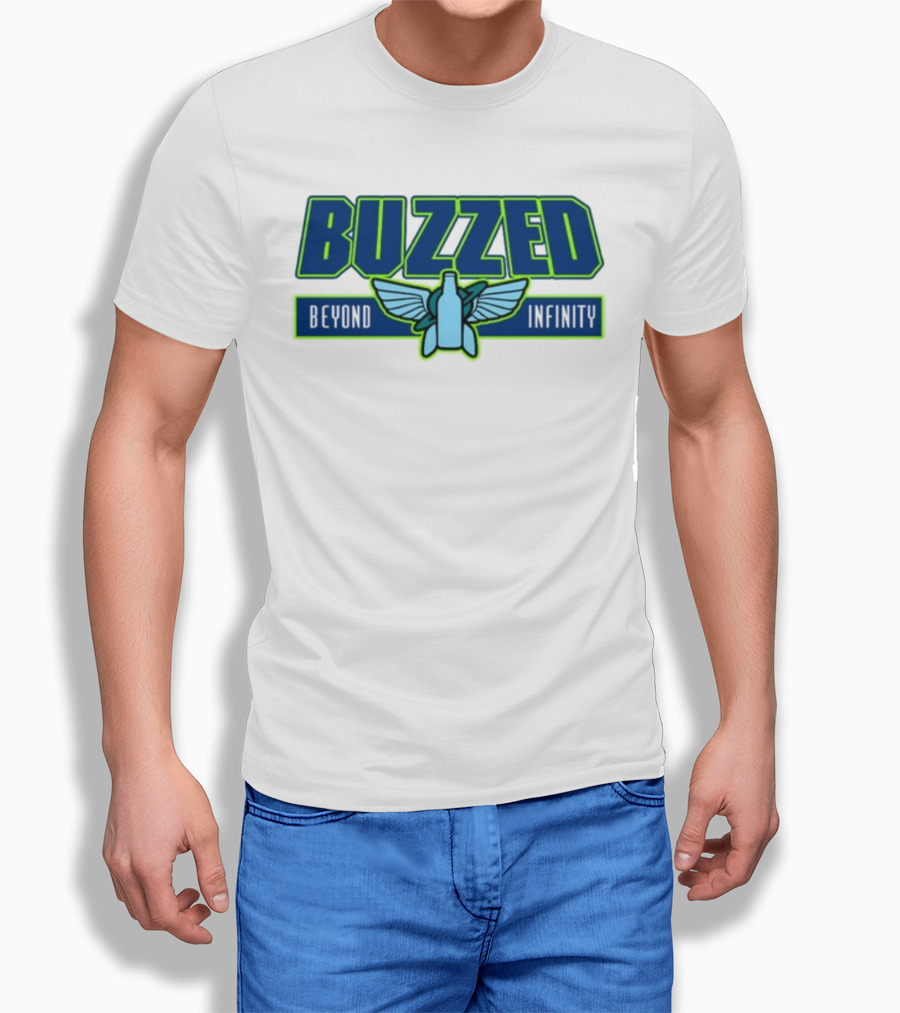 Buzzed Beyond Infinity Bottle With Wings T-Shirt