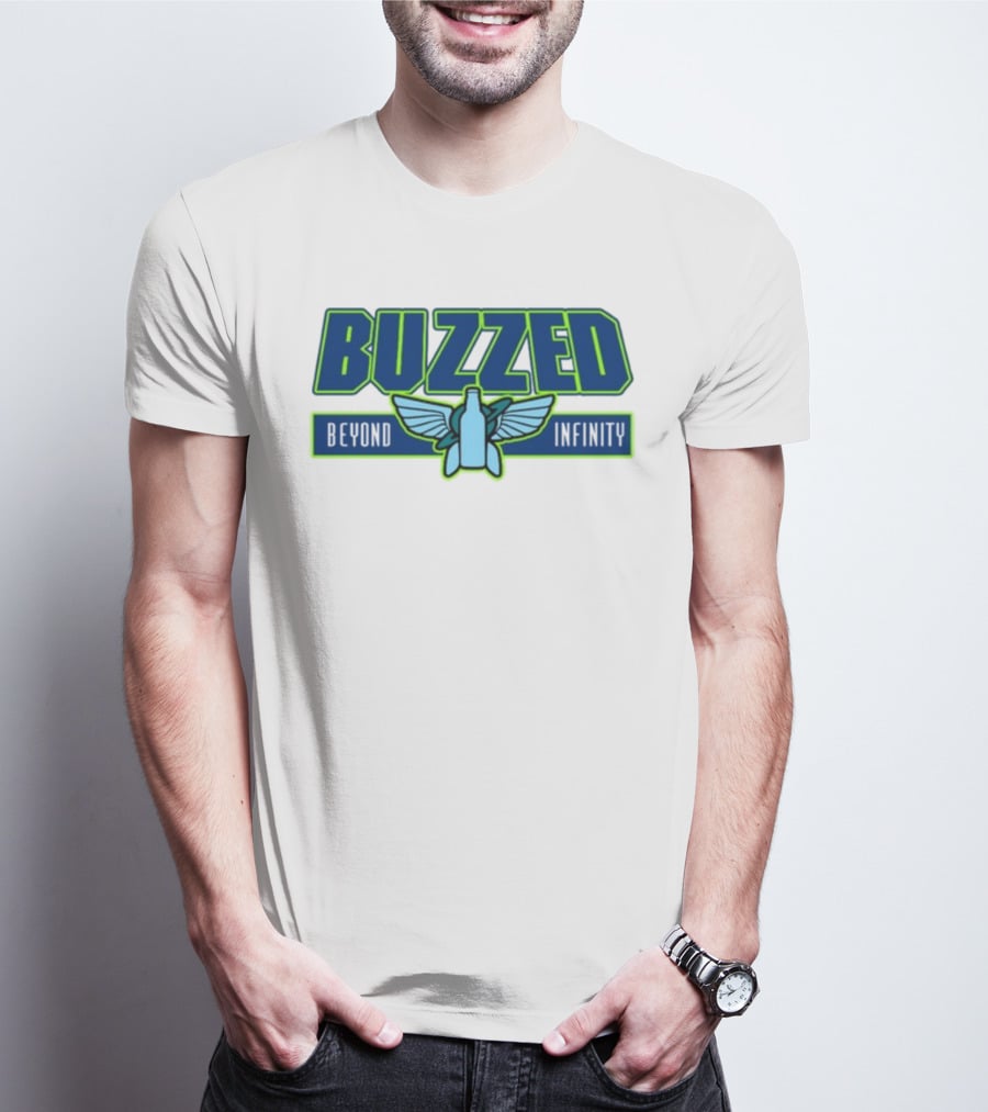 Buzzed Beyond Infinity Bottle With Wings T-Shirt