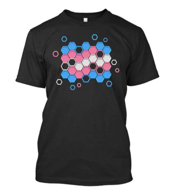 ItsBizabizow Prismatic Pride Trans Iconic Hexagonal T-Shirt