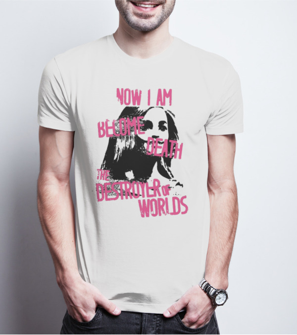 Now I Am Become Death The Destroyer Of Worlds Grunge T-Shirt