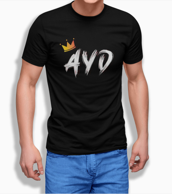AYD Crown Graffiti Style With Royalty T-Shirt