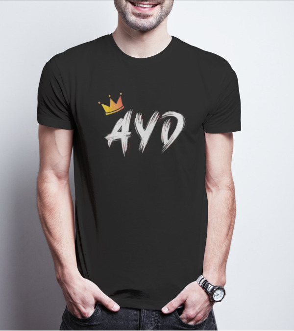 AYD Crown Graffiti Style With Royalty T-Shirt