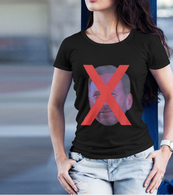 Max Verstappen Red X Over Face I Just Want Red Bull To Lose Willne T-Shirt