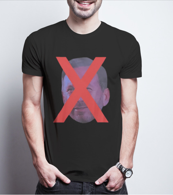 Max Verstappen Red X Over Face I Just Want Red Bull To Lose Willne T-Shirt