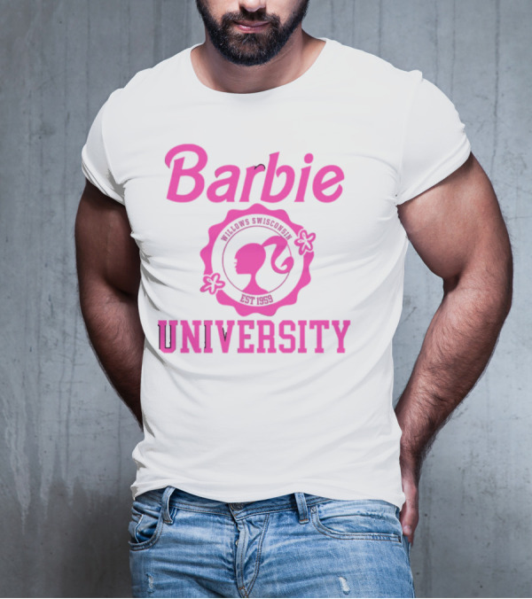 Barbie University Willows Wisconsin Est 1959 T-Shirt