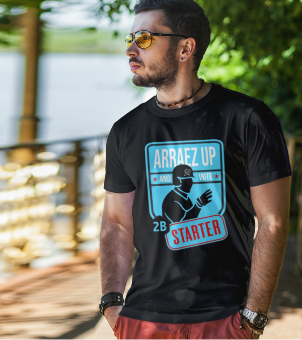 Arraez Up And Vote 2B Starter Miami Baseball T-Shirt