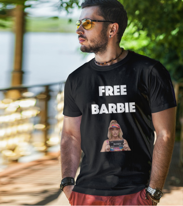 Free Barbie Mugshot Venice T-Shirt