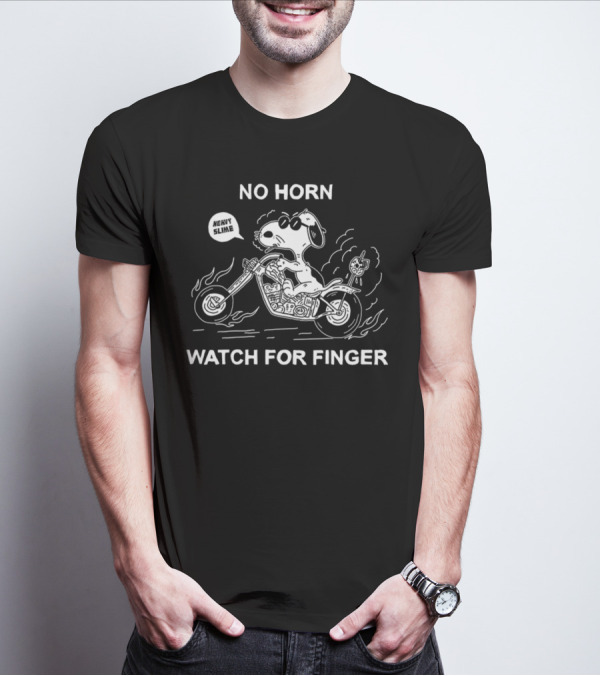 No Horn Watch For Finger Heavy Slime T-Shirt