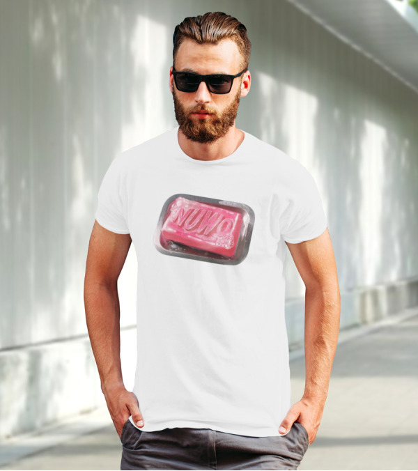 NUWO Pink Bar Soap In Soap Dish T-Shirt