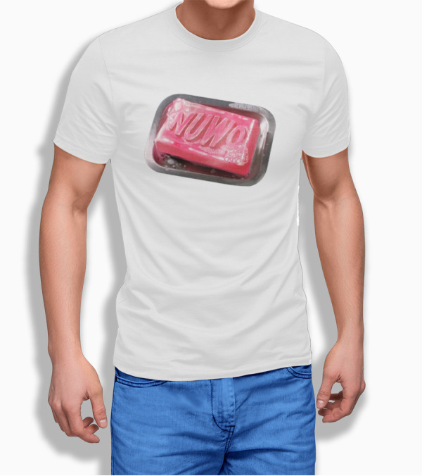 NUWO Pink Bar Soap In Soap Dish T-Shirt