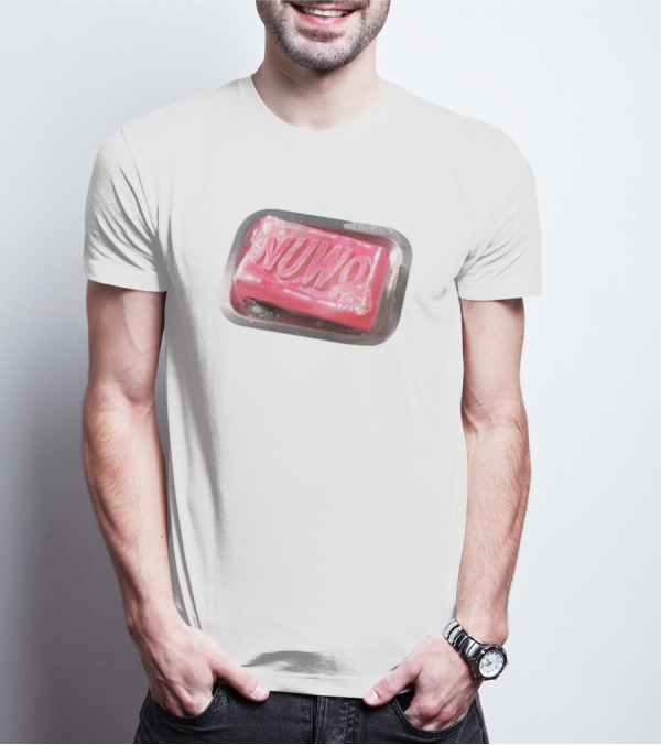 NUWO Pink Bar Soap In Soap Dish T-Shirt