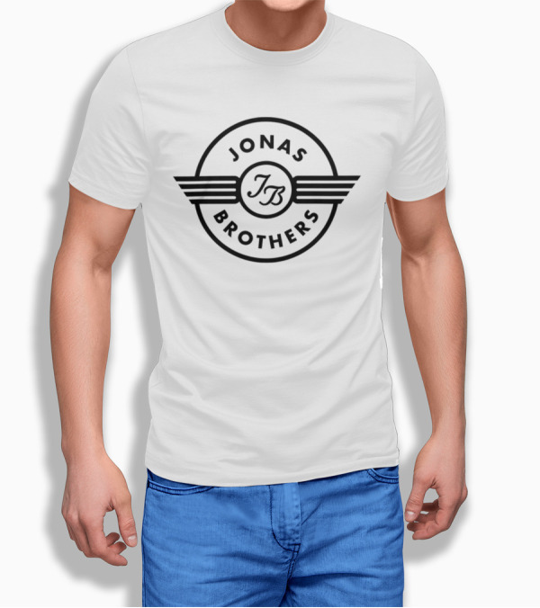 Jonas Brothers JB Wings Flight Logo Emblem T-Shirt