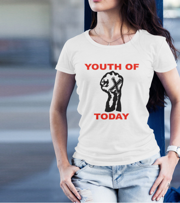 Youth Of Today Fist With Cross T-Shirt