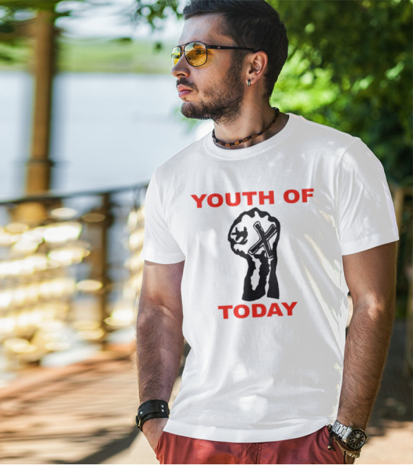Youth Of Today Fist With Cross T-Shirt