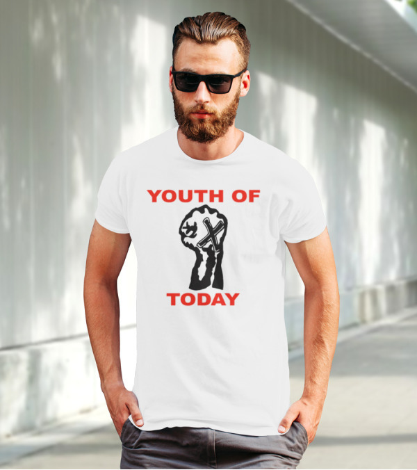 Youth Of Today Fist With Cross T-Shirt