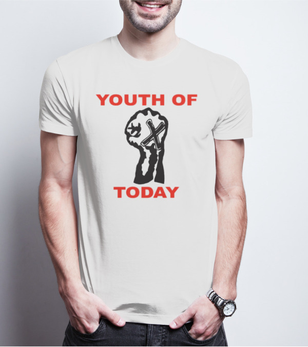 Youth Of Today Fist With Cross T-Shirt