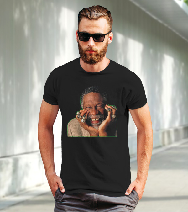 Bill Russell Championship Rings T-Shirt
