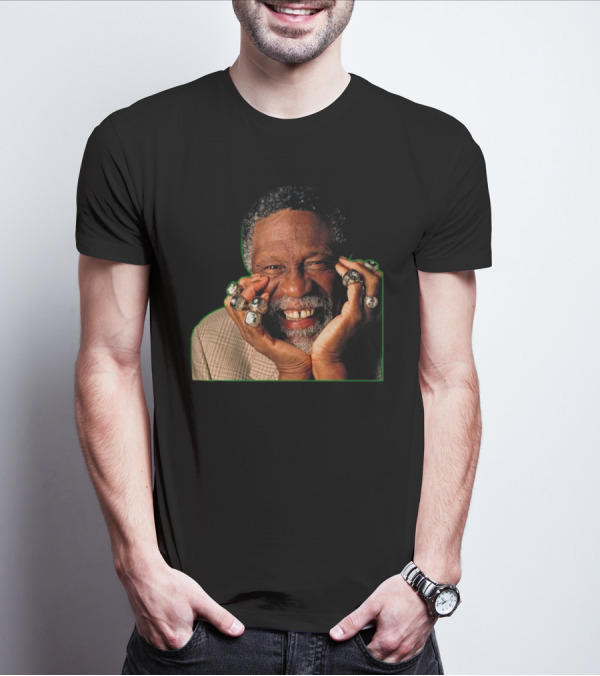 Bill Russell Championship Rings T-Shirt