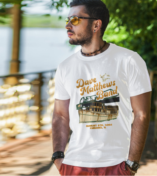 Dave Matthews Band August 8th 2004 Chicago IL Riverboat T-Shirt