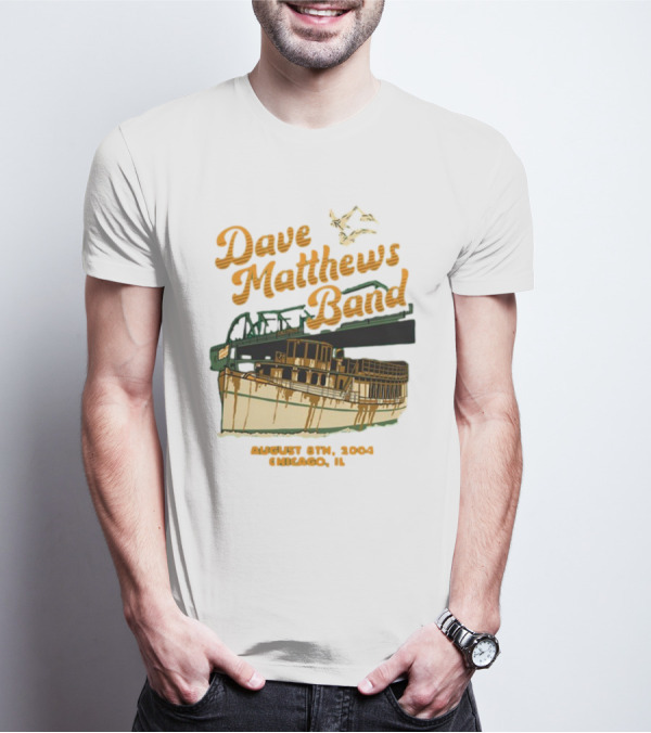 Dave Matthews Band August 8th 2004 Chicago IL Riverboat T-Shirt