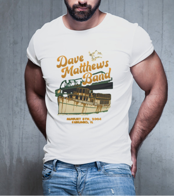Dave Matthews Band August 8th 2004 Chicago IL Riverboat T-Shirt