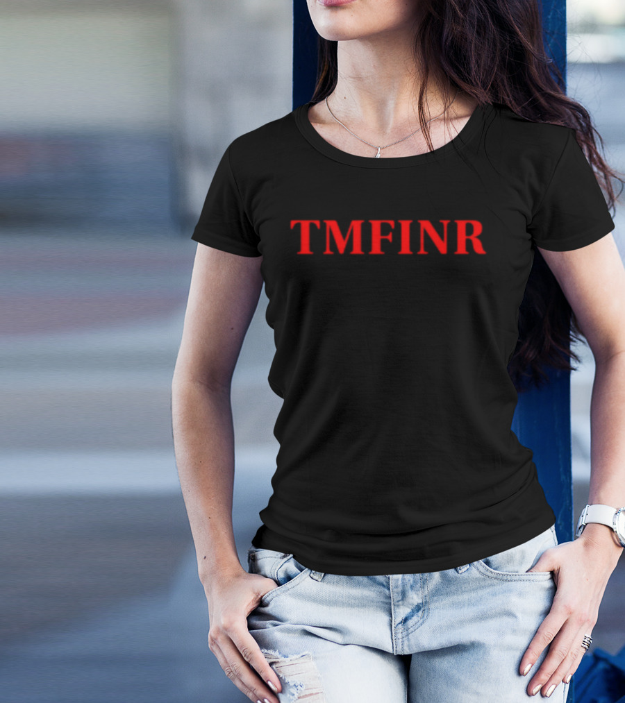 TMFINR Bold Red Lettering T-Shirt