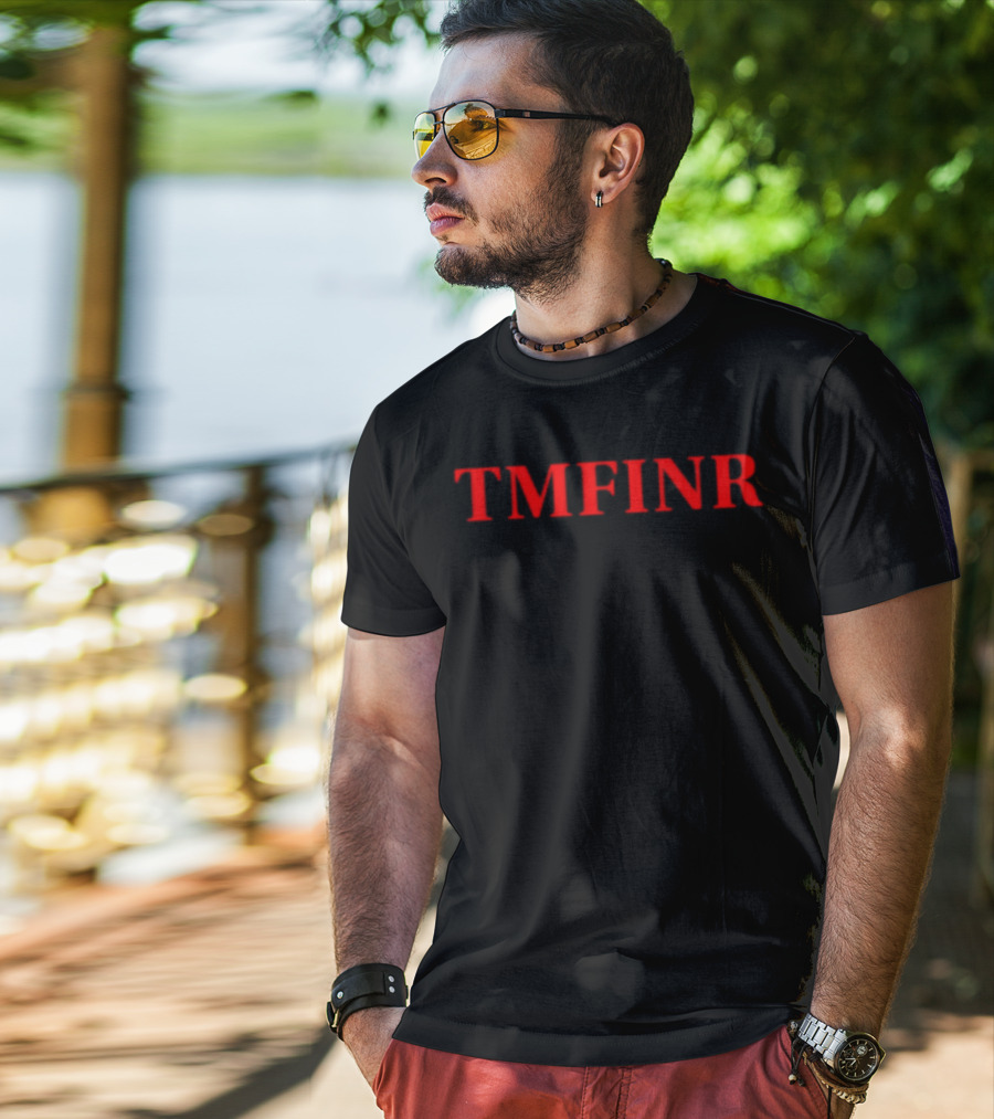TMFINR Bold Red Lettering T-Shirt