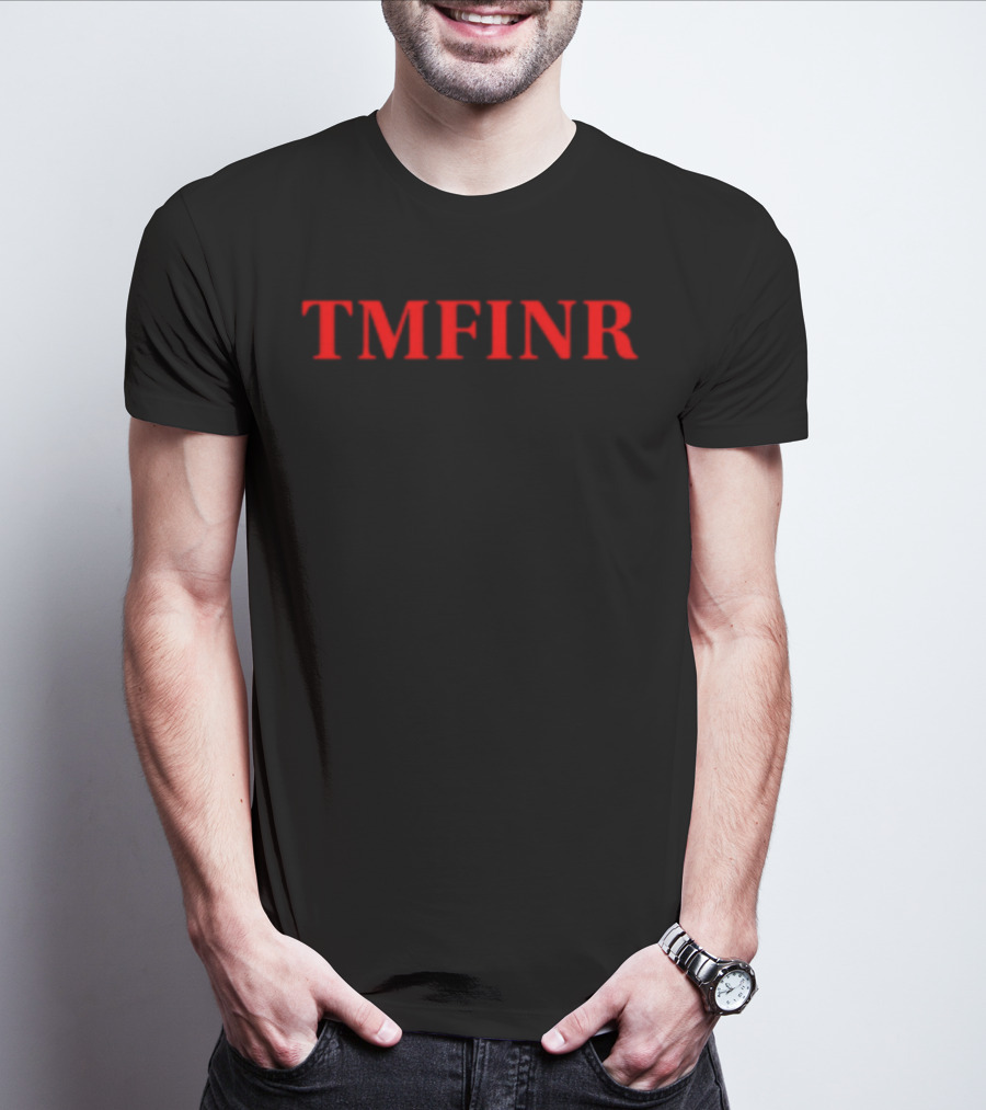 TMFINR Bold Red Lettering T-Shirt