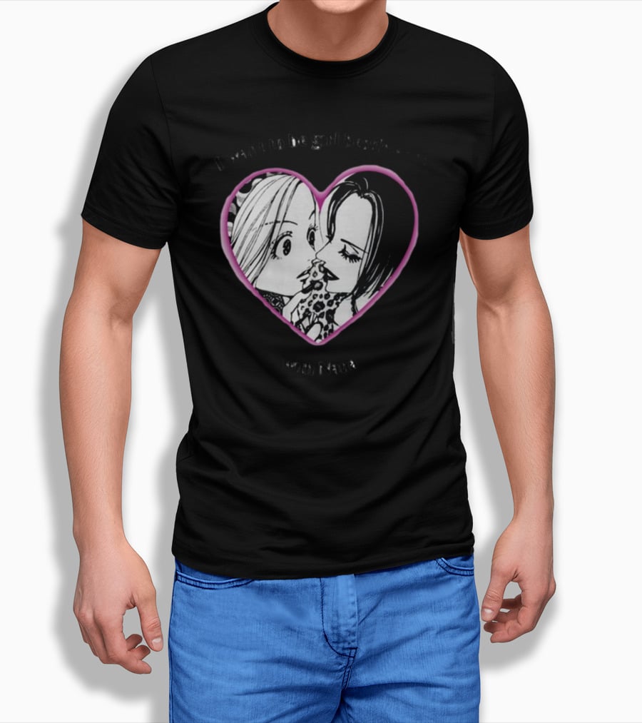 I Want To Be Girl Bestfriends With Nana Manga Heart T-Shirt