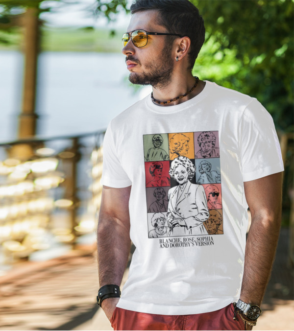 Blanche Rose Sophia Dorothy's Version Pop Art Portraits T-Shirt
