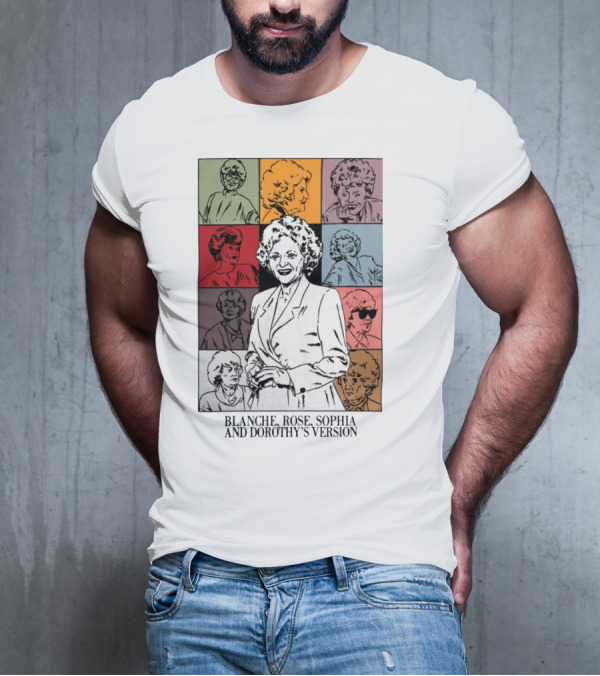 Blanche Rose Sophia Dorothy's Version Pop Art Portraits T-Shirt