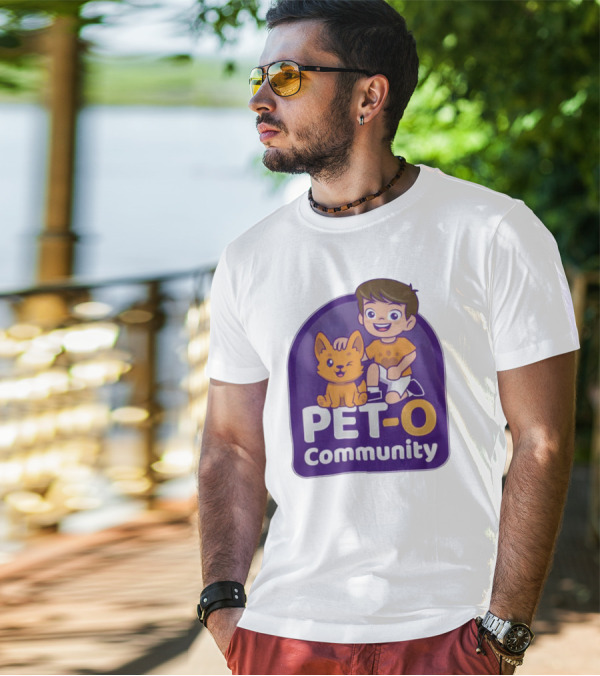 PET-O Community Winking Dog Child Cartoon T-Shirt