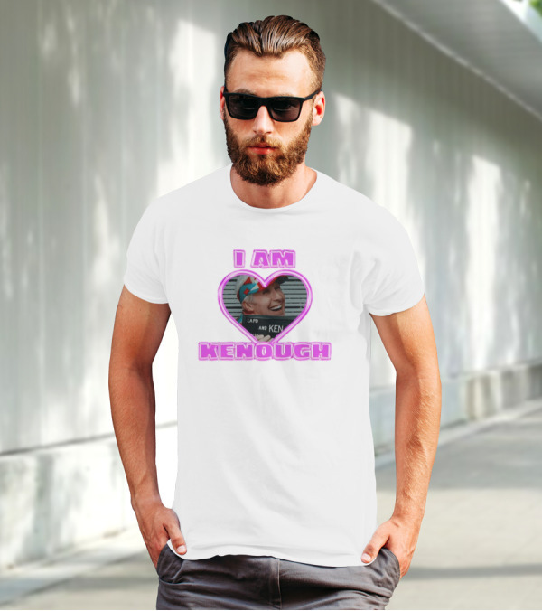 I Am Kenough Heart Sadstreet Ryan Gosling Lapo Ken T-Shirt