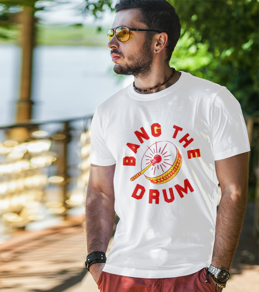 Bang The Drum Classic Percussion Icon T-Shirt