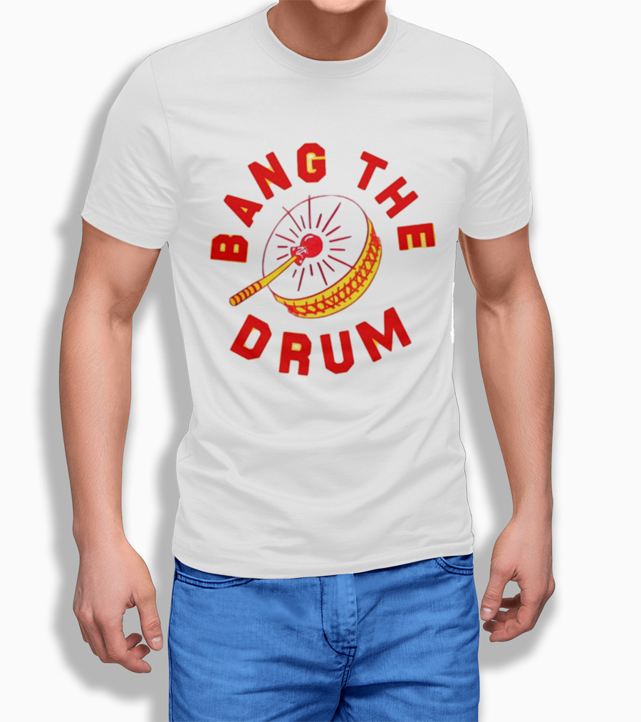 Bang The Drum Classic Percussion Icon T-Shirt