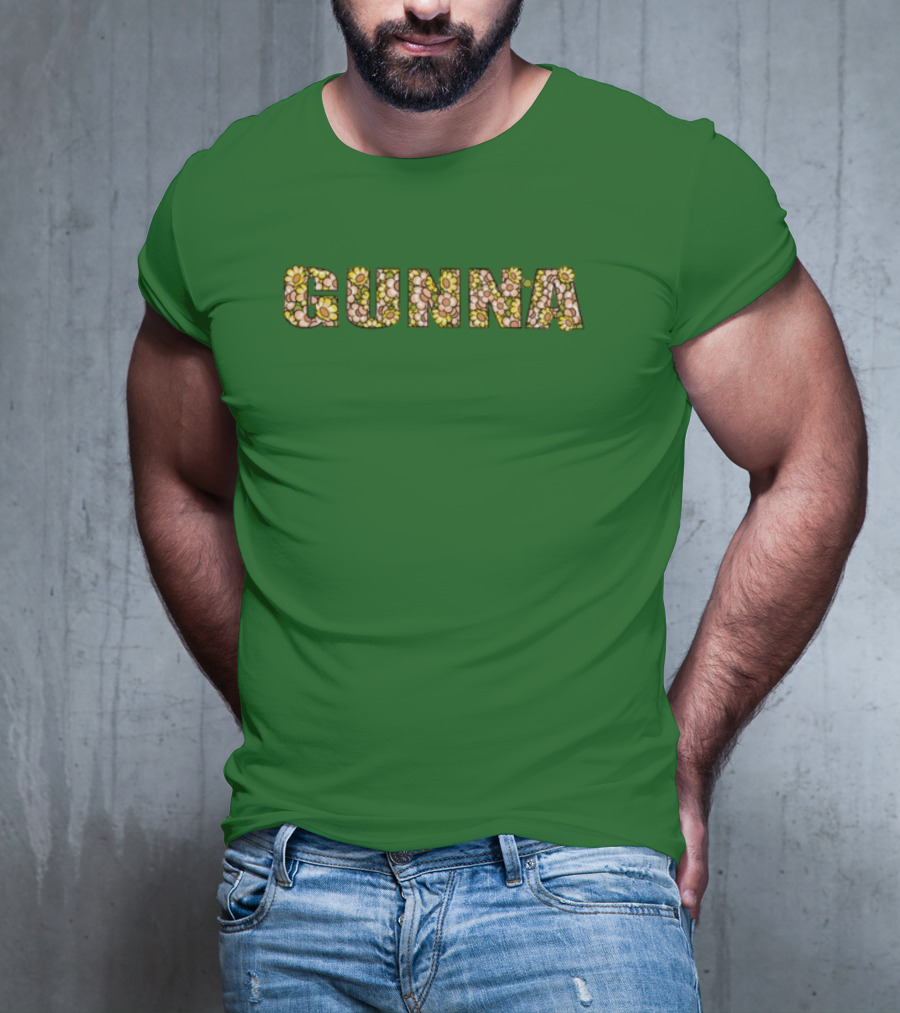 Gunna Wunna Floral Pattern Wun Night Only T-Shirt