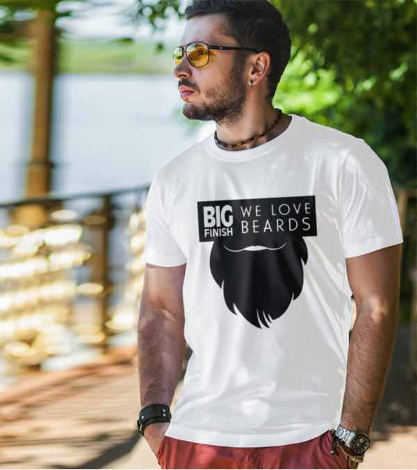 Big Finish We Love Beards T-Shirt