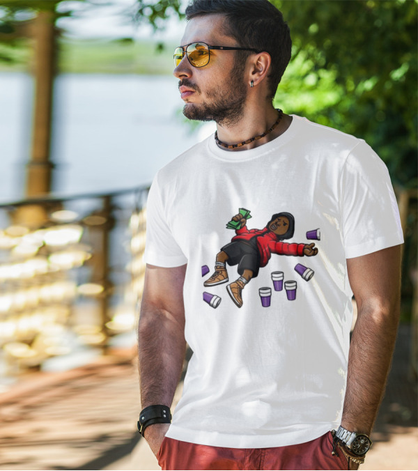 Brudderman Ayoolii Ayoolii Throwed Purple Cups And Cash Vibes T-Shirt
