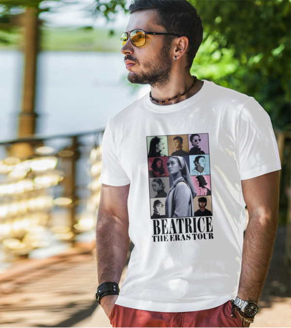 Beatrice The Eras Tour Multicolor Photo Collage T-Shirt