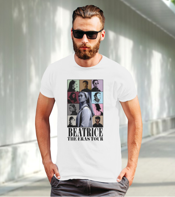 Beatrice The Eras Tour Multicolor Photo Collage T-Shirt